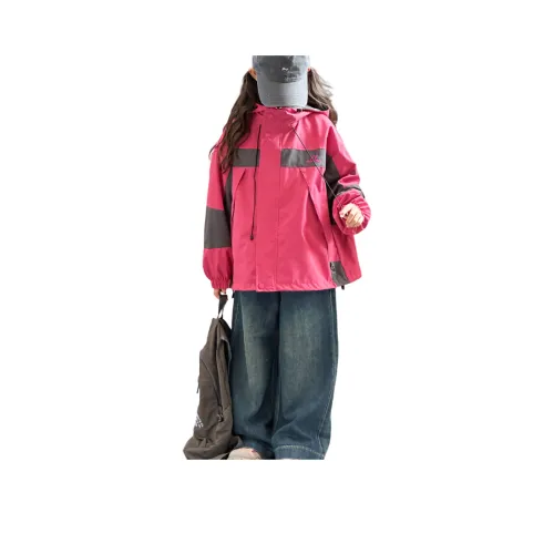GOYN Розовое пальто с подкладкой унисекс ветровка