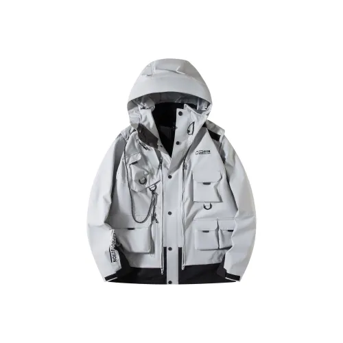 OVERPROTECTION Водонепроницаемый Ветрозащитный Устойчивый к истиранию Теплый ветровка Унисекс