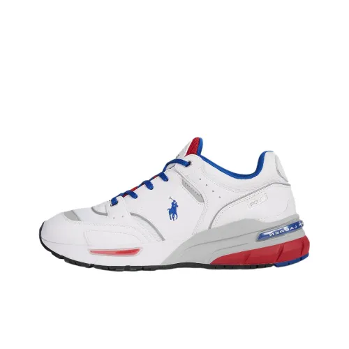 Polo Ralph Lauren Trackster 200 Low Топ Повседневная обувь Мужская Белая