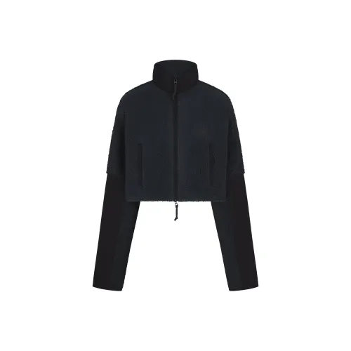 SKIMS TEDDY FUNNEL Шея Укороченный Куртка Бархат feel Пальто Женские