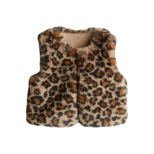 H M Бежевый Леопардовый принт Kids Жилеты