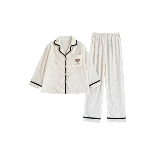 O'MESIK Абрикос Женские Пижамные Комплекты