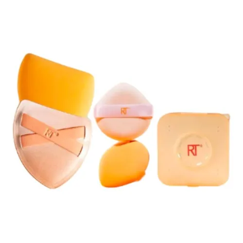 Real Techniques Sunrise Diagonal Cut Маленький Orange Розовый Базовый слой Мягкий Комплект из 5 предметов