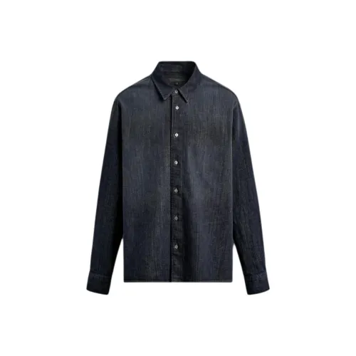 ZARA Collaboration Мужские Синие Рубашки