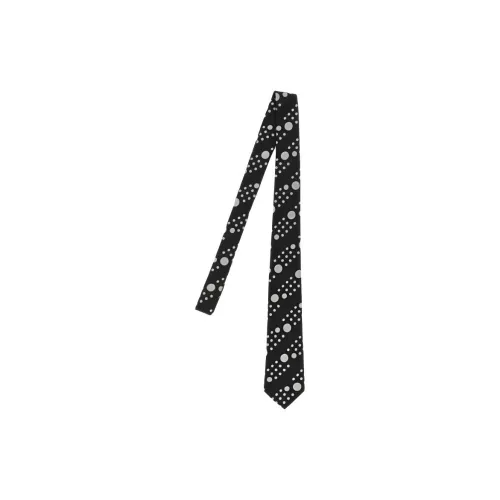 Yohji Yamamoto Шелковые галстуки Мужской Черный