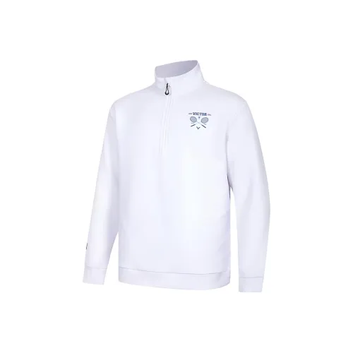 Victor Молоко Белый Унисекс Свитшоты