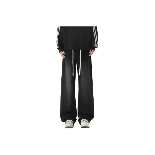 ICVBL Камень Мытый серый Мужские Джинсы