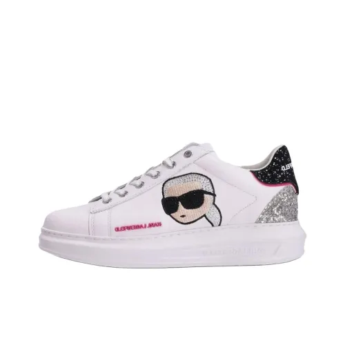 Karl Lagerfeld Kapri Low Топ Кроссовки для скейтбординга Женские Белые