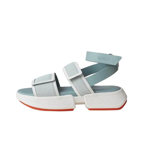 HERMES Geek Пляжные сандалии Женские Зеленый Белый