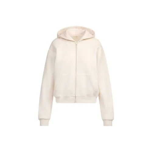 SKIMS Cotton Fleece Classic ZIP UP Hoodie Sweatshirt Women's