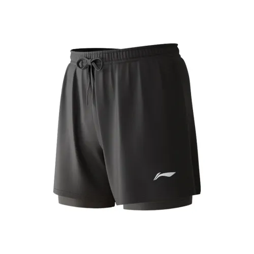 Подкладка Черные Мужские Спортивные Шорты