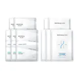 Белая пряжь, ткань, маска для лица, 5 штук + маска для лица "Meaty", 5 штук