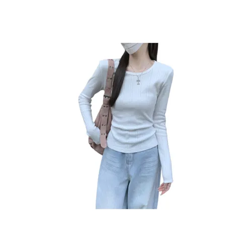 CASTLE WOODS Белый Женские T-рубашки