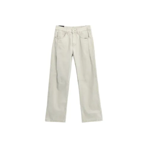 ENTONG Светло-серый зеленый Унисекс Джинсы