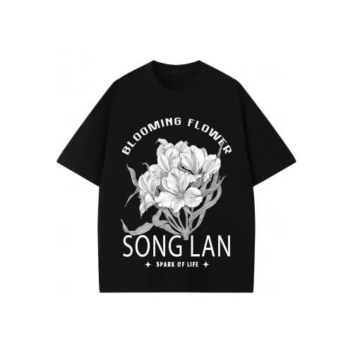 SONGLAN Черный Унисекс T-рубашки