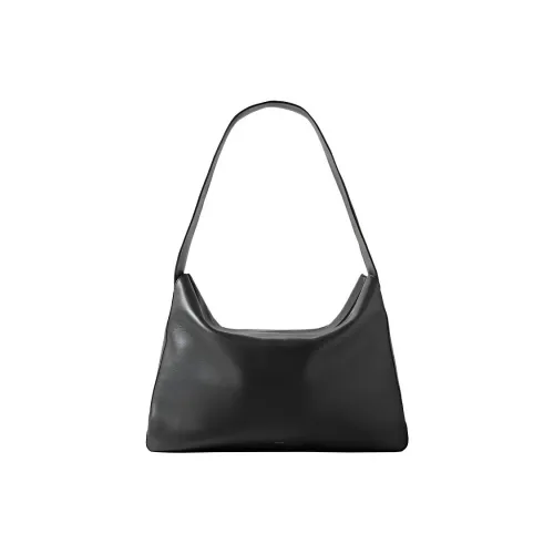 KHAITE Однотонная Сумка на плечо Большая Женская Черная