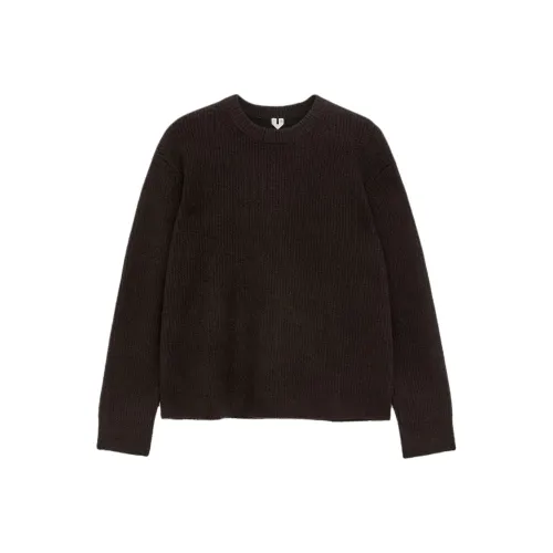 ARKET Темно-коричневые мужские свитеры