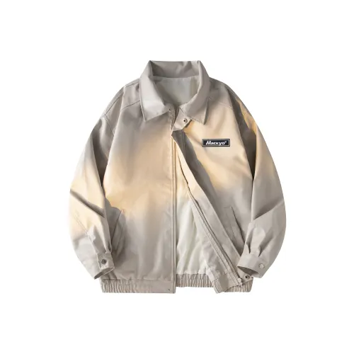 Mackyo Модный AF Кожа Куртка Унисекс
