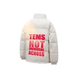 Абрикосовый хлопковый пуховик