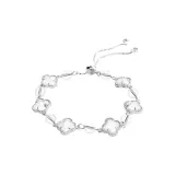 Браслет "Счастливый клевер" - белый