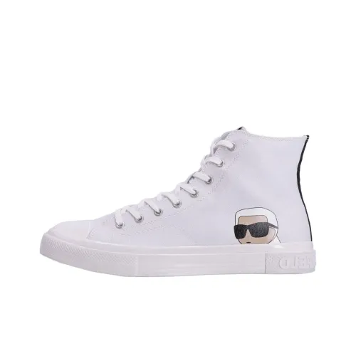 Karl Lagerfeld Kampus III Karl NFT High Skateboard Кроссовки Мужские Белые