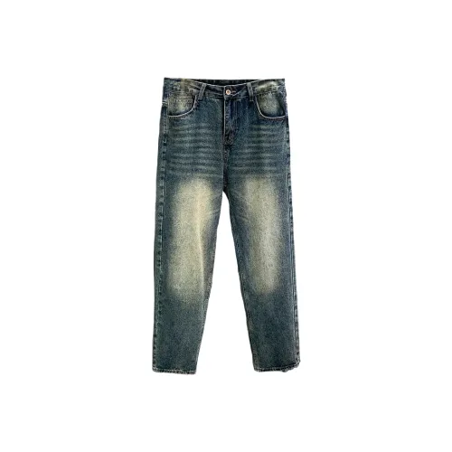 CAT'S PAW Синий Унисекс Джинсы