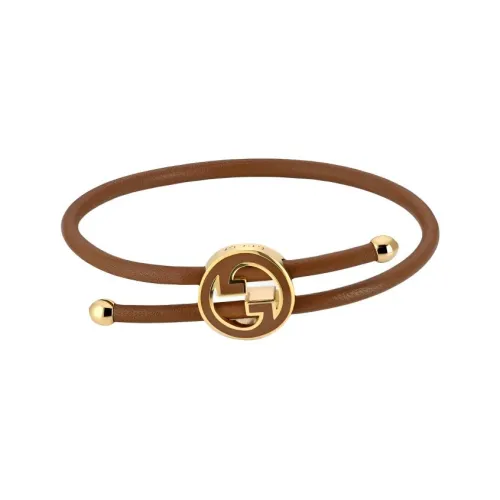 GUCCI Кожа Браслеты Женские Коричневый