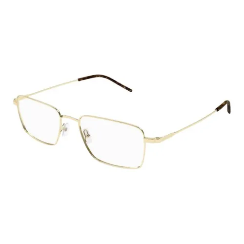 SAINT LAURENT Металл Квадрат Оптические Очки Мужские Золото