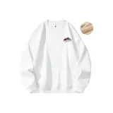 Белый Красный Текст (Утолщенный и с флисовой подкладкой)