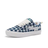 Синий узор "гусиная лапка" (осенний тонкий)