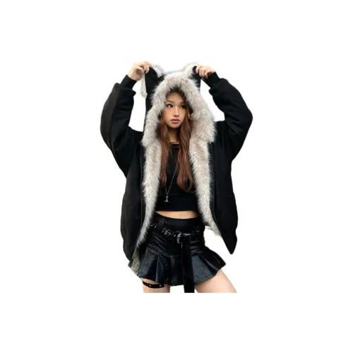 MUCCHIC Черный Женский Пуховик