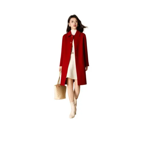 MEILANNI Феррари Red Women's Coat