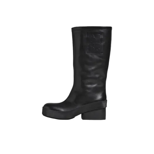 RAF SIMONS Высокие сапоги на каблуке 5 см Мужские Черные