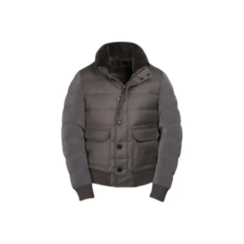 Moorer Бежевый Серый Мужские Куртки