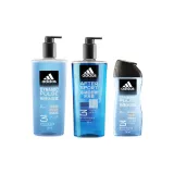 Трехкомпонентный комплект: Страстный гель для душа 600 мл + Страстный гель для душа 250 мл + Спортивный успокаивающий гель после душа 600 мл