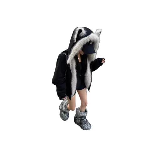 JIMI JONS Черный Унисекс Пуховики