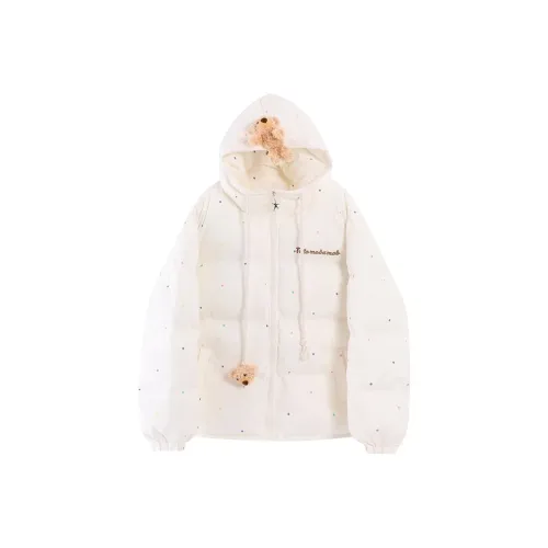 ZHUDIMEI Белый Женский пуховик