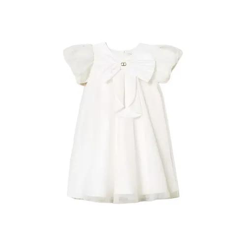 Twinset Ледяной Белый Детские Платья