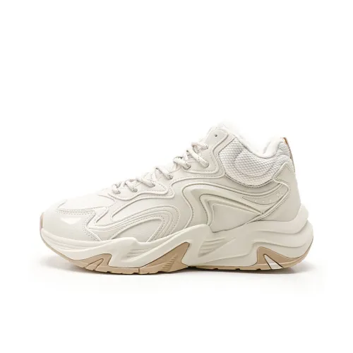 XTEP Толстый хлопок Спортивные кроссовки Мужской Чайный белый