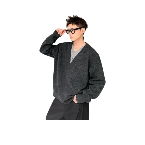 TUOFEI Темно-серый унисекс трикотаж