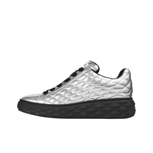 Jimmy Choo Maxi Low Топ Повседневная обувь Мужская Серебряная