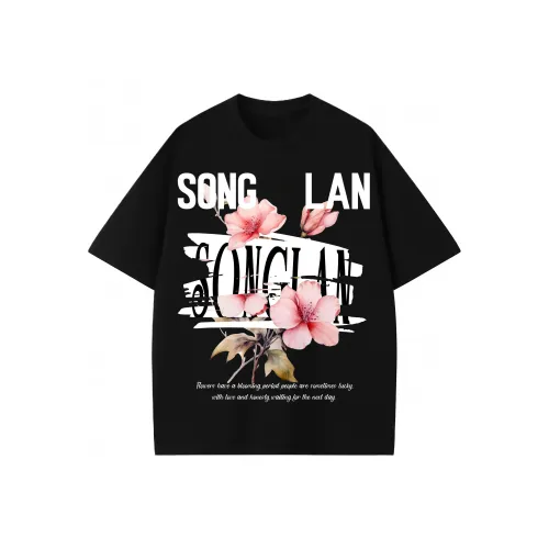 SONGLAN Черный Унисекс T-рубашки