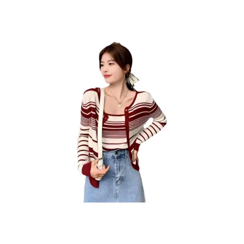 Dippanis Бургунди Женский Трикотаж