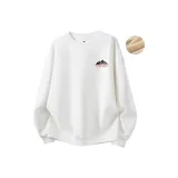 Белый Красный Текст (Утолщенный и с флисовой подкладкой)