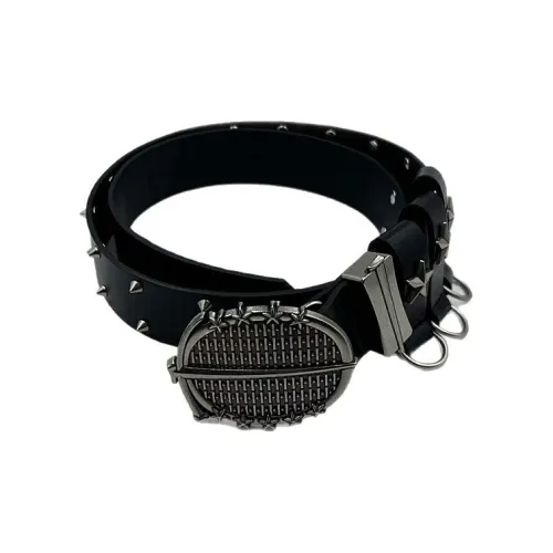 66ROUTE 66 Ремни из ПУ (полиуретана) кожа унисекс 3,8 см