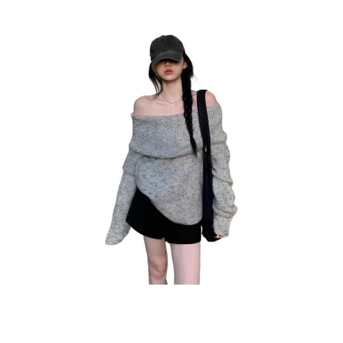 MUCCHIC Серый Женский Трикотаж