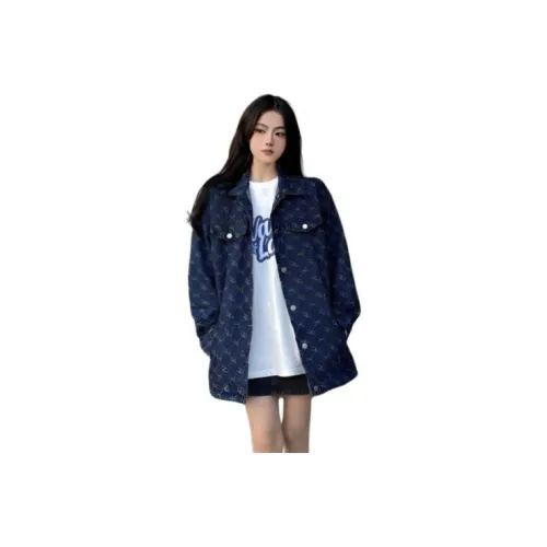 Dippanis Синий Женские Джинсовые Куртки