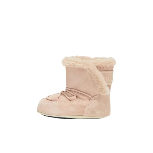 MOON BOOT Crib Moon Противоскользящий Водонепроницаемый Термический Детские ботинки Новорожденный и Малыш Светло-розовый