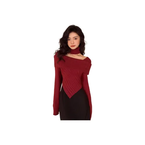 XIANSINIAO Красный Женский Трикотаж