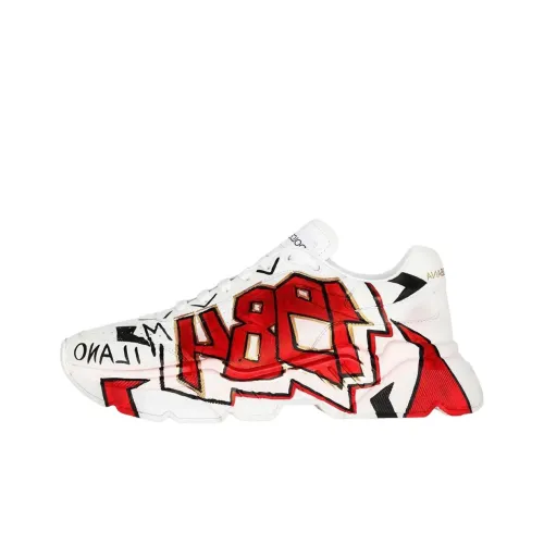Dolce Gabbana Daymaster Low Топ Повседневная обувь Мужская Белая
